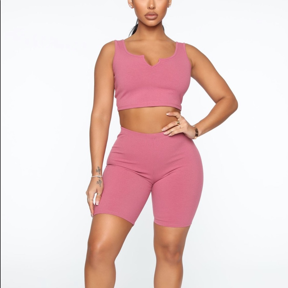 Biker Short Set